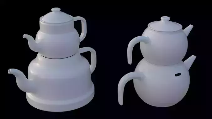 Teapot - 2 Piece 3D model