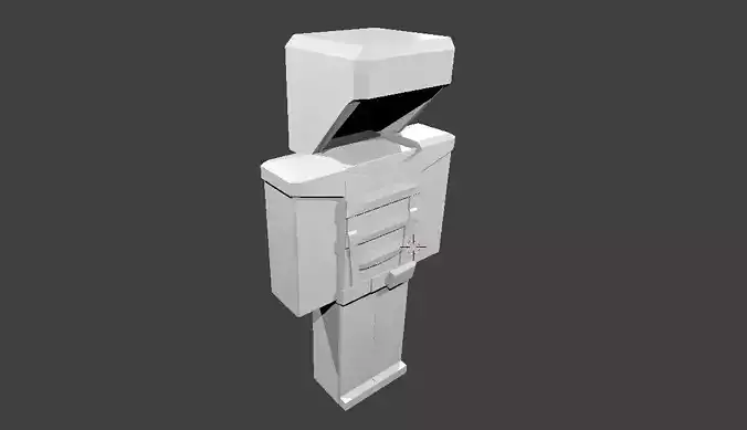 Armor For Minecraft Bulat Low-poly 3D model