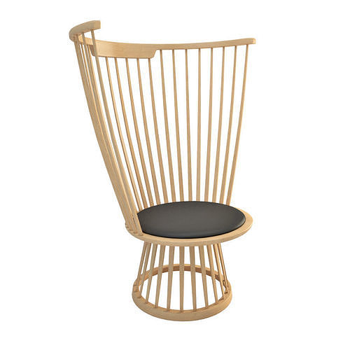 Fan Chair Lounge Tom Dixon 3D model