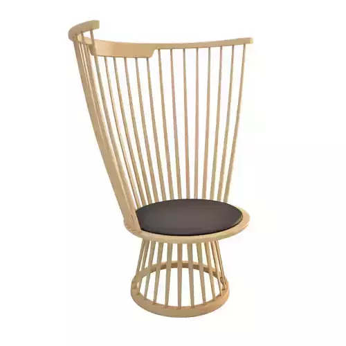 Fan Chair Lounge Tom Dixon 3D model