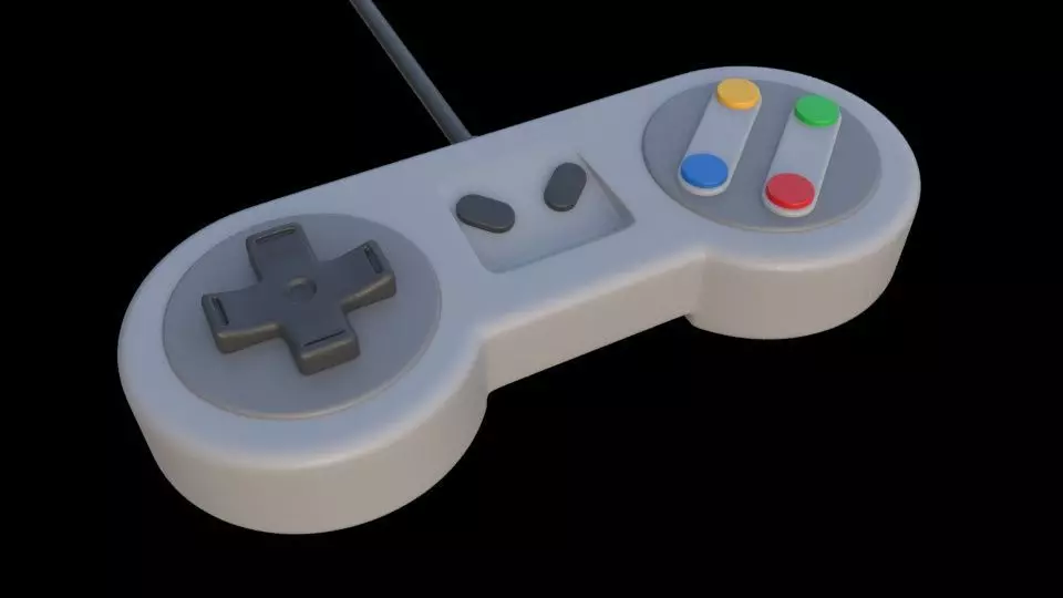 GamePad nintendo game controller - video game 3D model