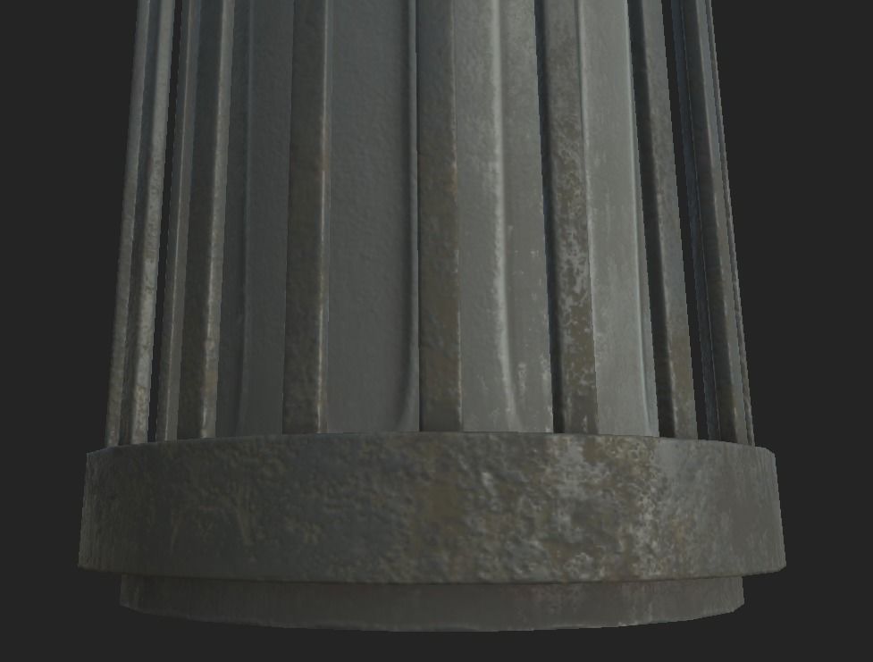 City Garbage Cans Low-poly 3D model_3