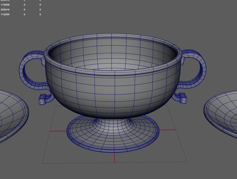 Plates - 6 Piece 3D model_4