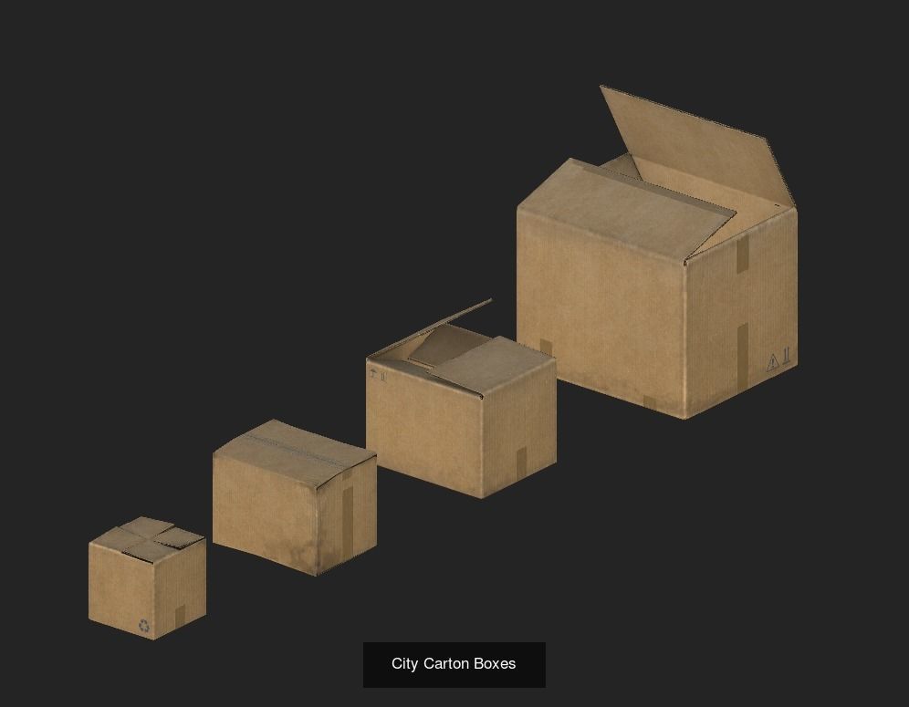 City Street 3D Model Collection_3