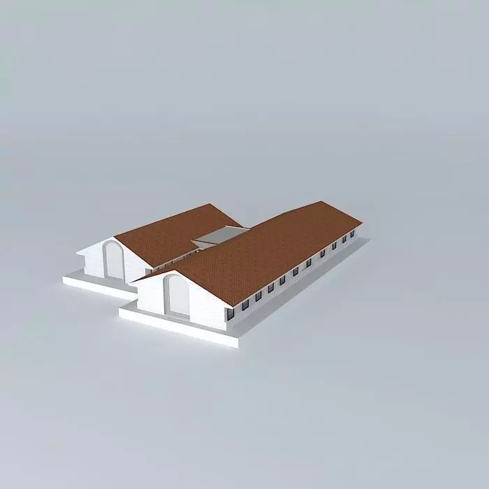 LDS. Reunion Center Mormon Chapel Ciudad del Carmen, Campeche... Free 3D model