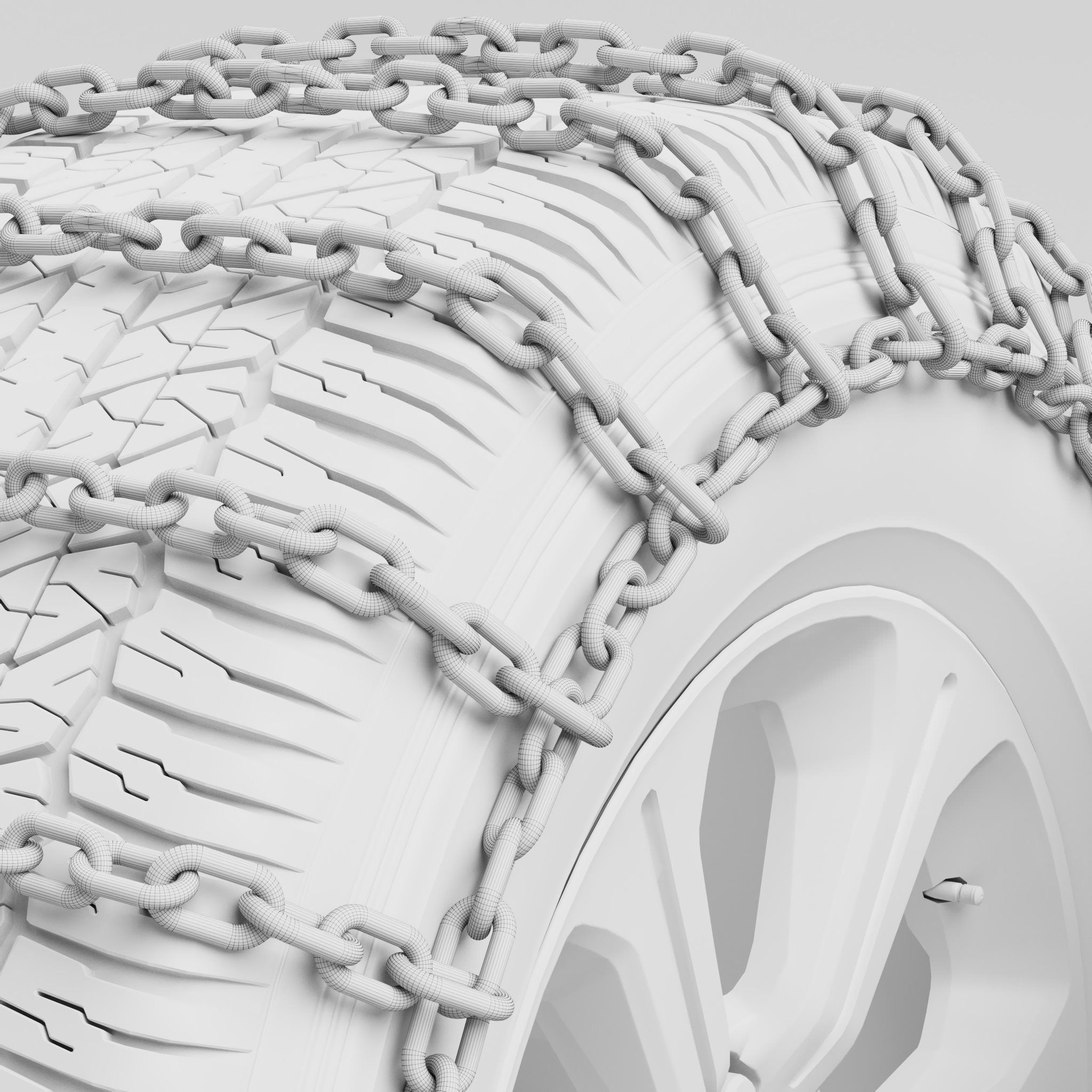 Anti slip chains 3D model_7