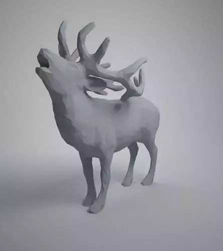 3dprintable Deer  3D print model