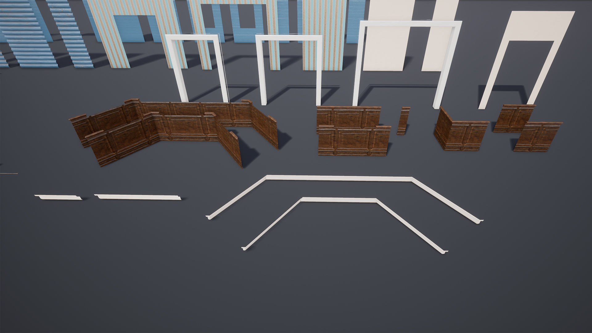 ANTIQUE LIVING ROOM UNREAL ENGINE 4 Low-poly 3D model_11