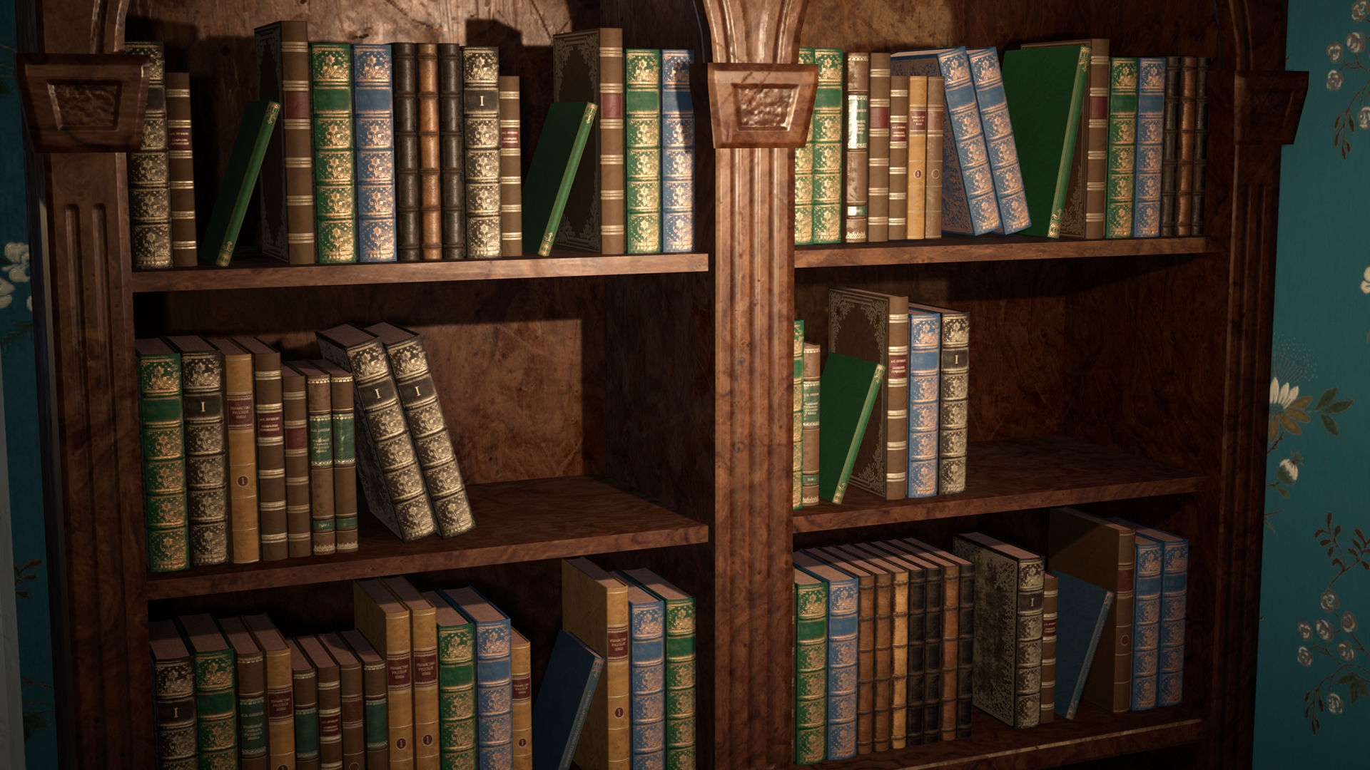 ANTIQUE LIVING ROOM UNREAL ENGINE 4 Low-poly 3D model_6