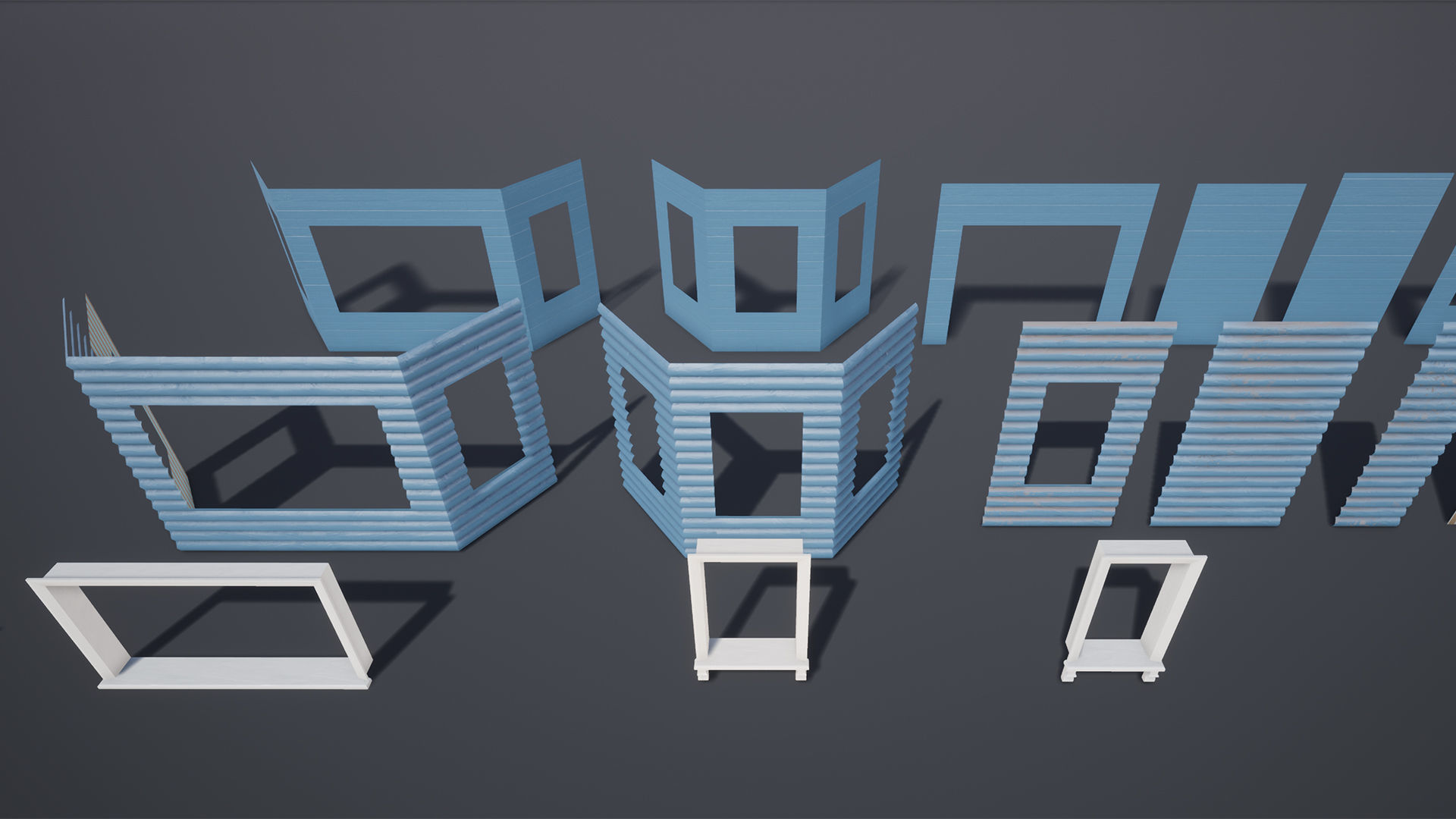 ANTIQUE LIVING ROOM UNREAL ENGINE 4 Low-poly 3D model_10