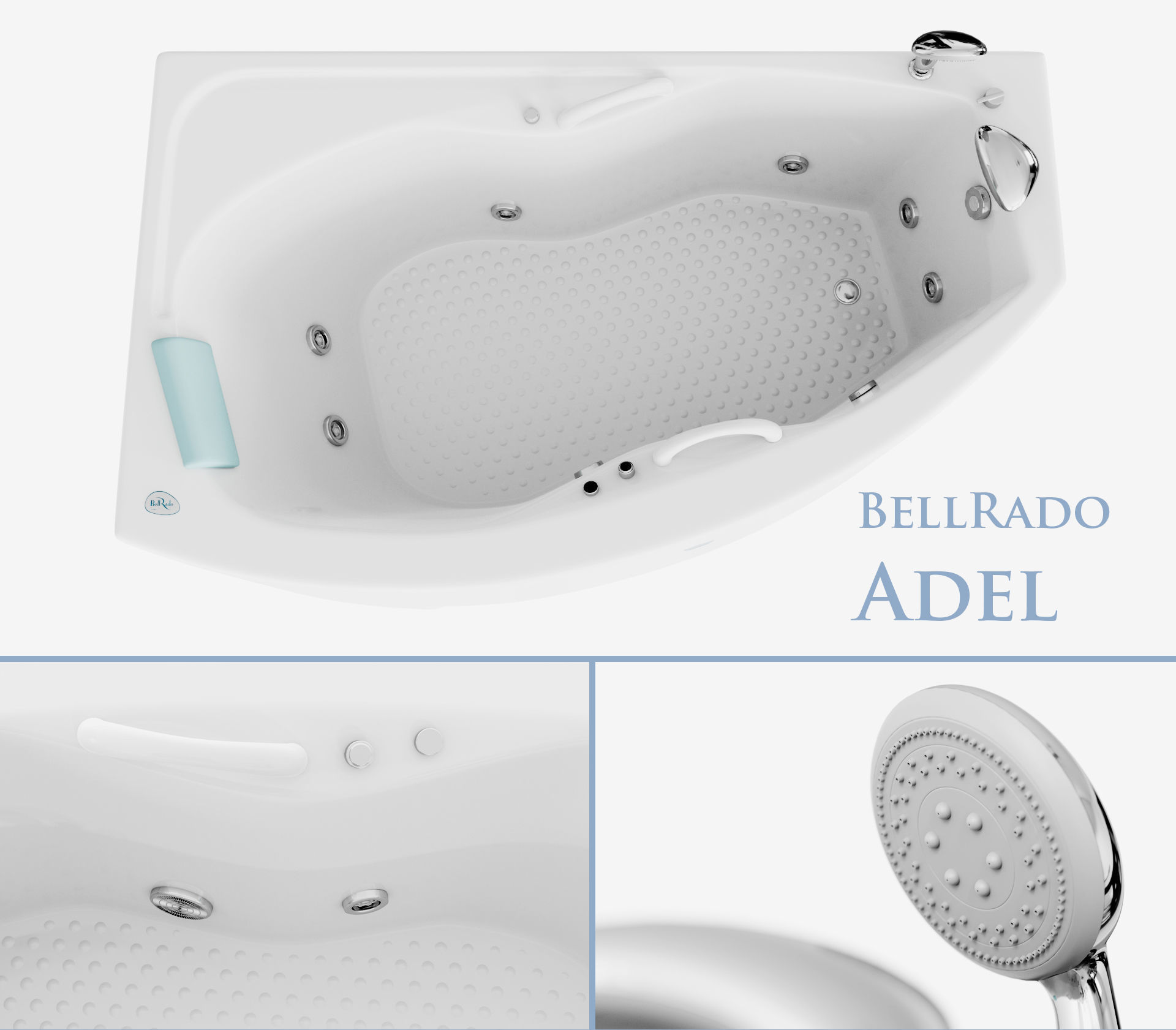 Hydromassage bath Adel
