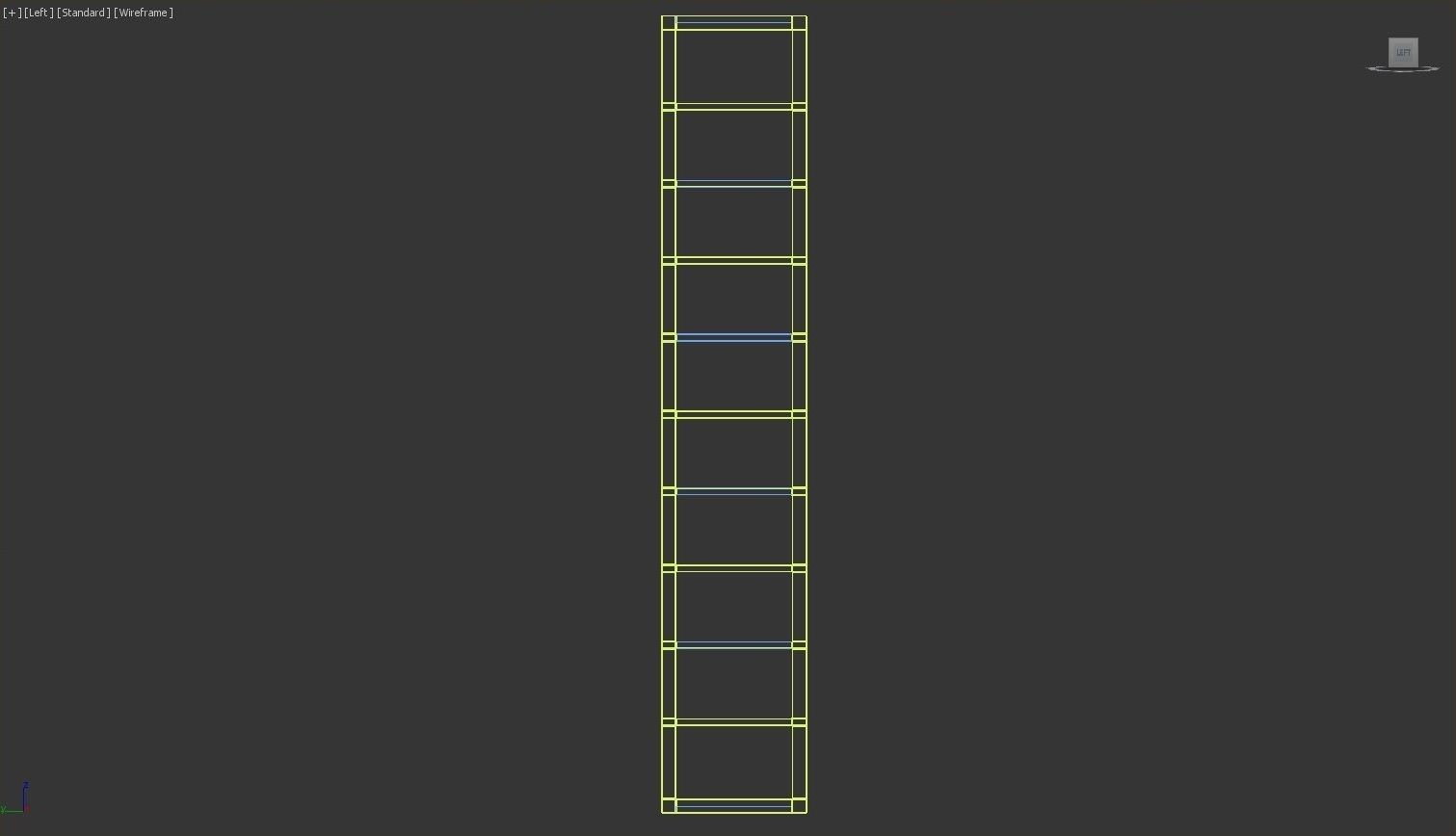 Double Book Shelf - 3ds Max 3D model_46