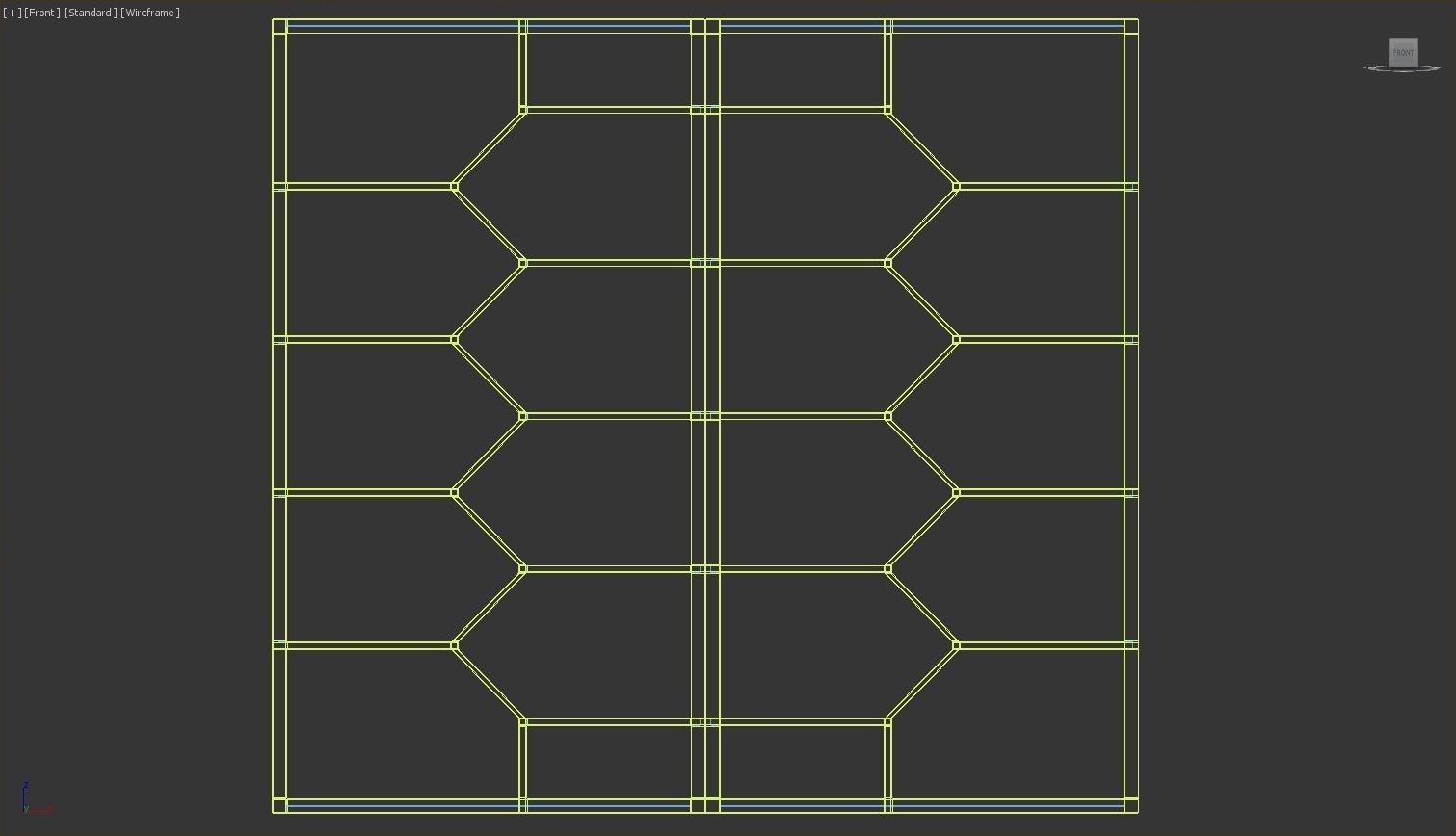 Double Book Shelf - 3ds Max 3D model_44