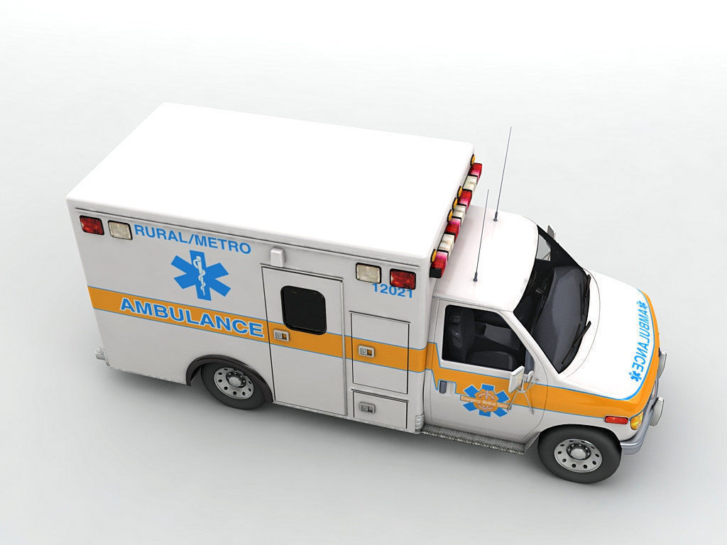 Ambulance Metro 3D model_2