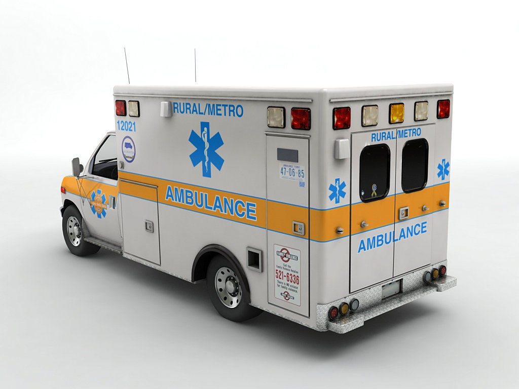 Ambulance Metro 3D model_1