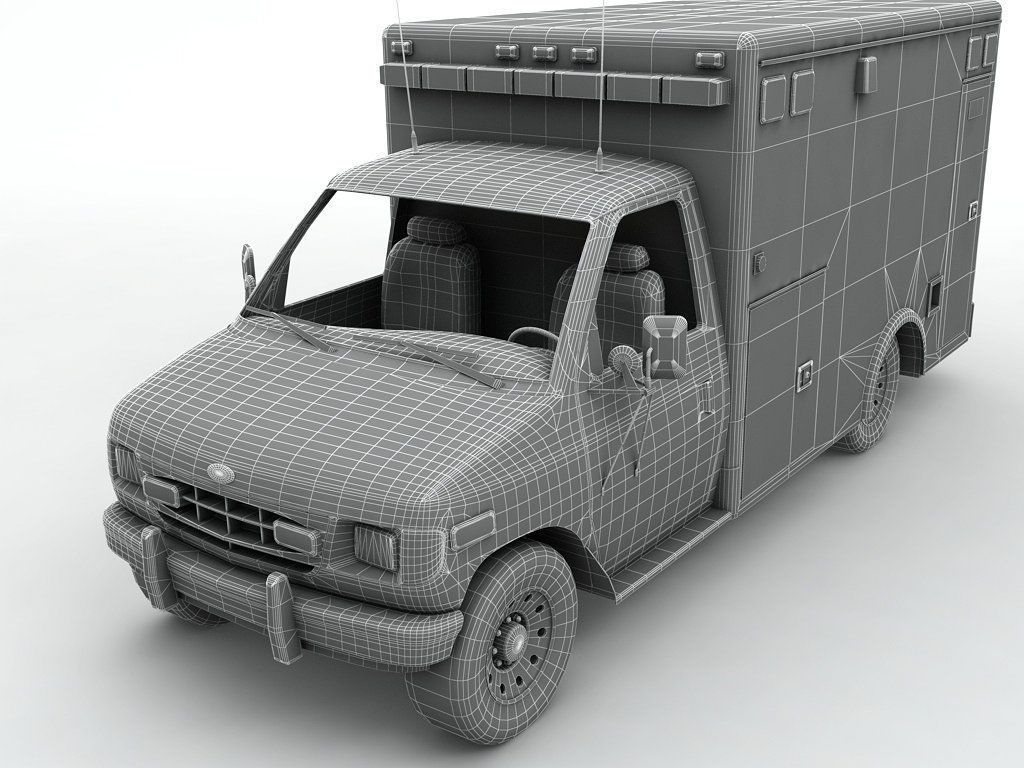 Ambulance Metro 3D model_6