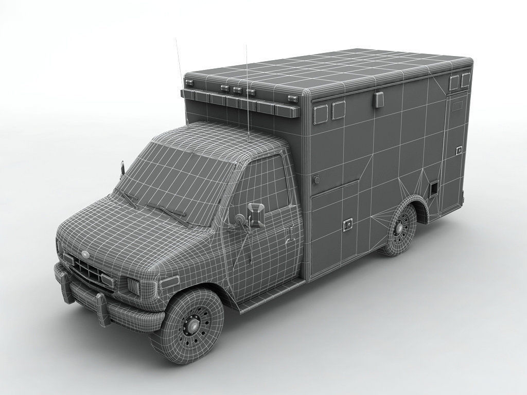 Ambulance Metro 3D model_3
