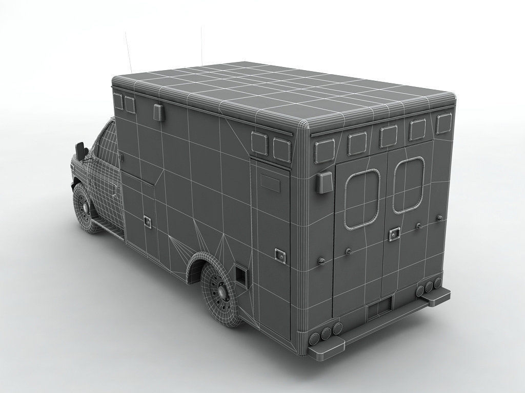 Ambulance Metro 3D model_4