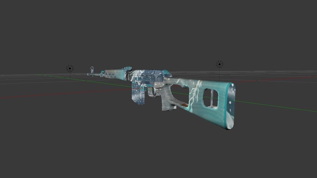 SVD Metel Low-poly 3D model_2