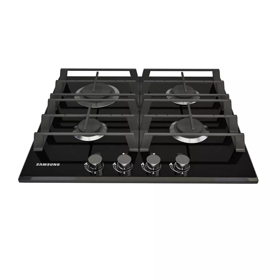 Gas Hob 4 Burner Free 3D model_0
