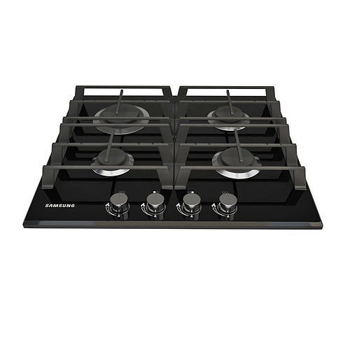 Gas Hob 4 Burner Free 3D model