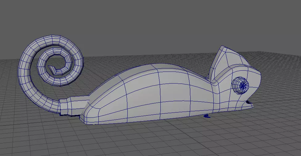 Izerka cat lying Free low-poly 3D model