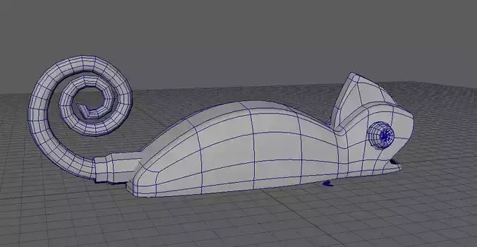 Izerka cat lying Free low-poly 3D model