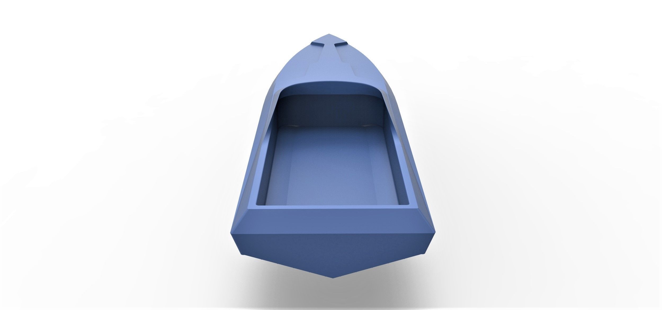 Speed boat hull Scale 1 to 24 3D print model_12