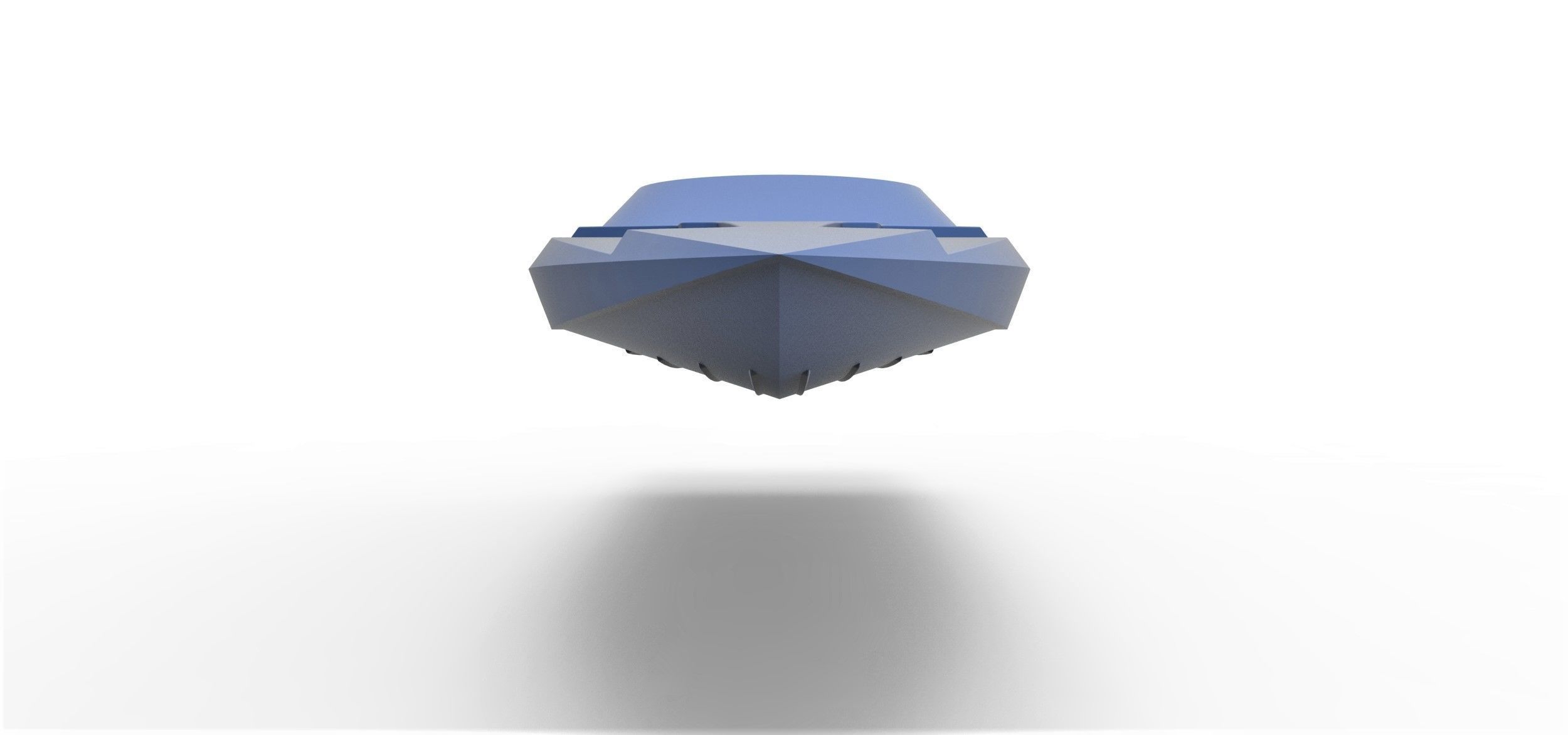 Speed boat hull Scale 1 to 24 3D print model_5