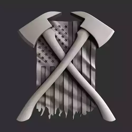 3d STL models for CNC router firefighter