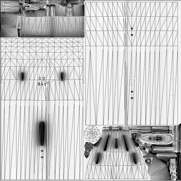 Submarine Santa Fe Low-poly 3D model_12