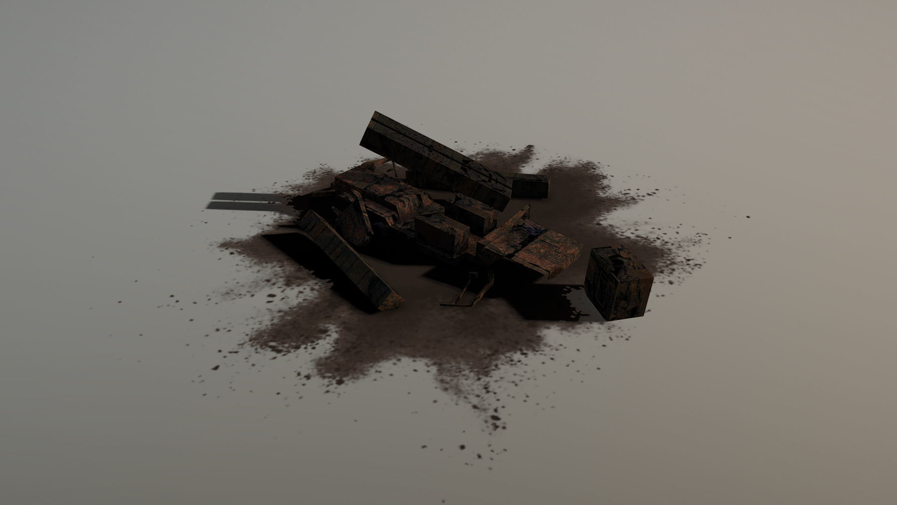 MIM-104 Patriot M903 Launcher Trailer Low-poly 3D model_9