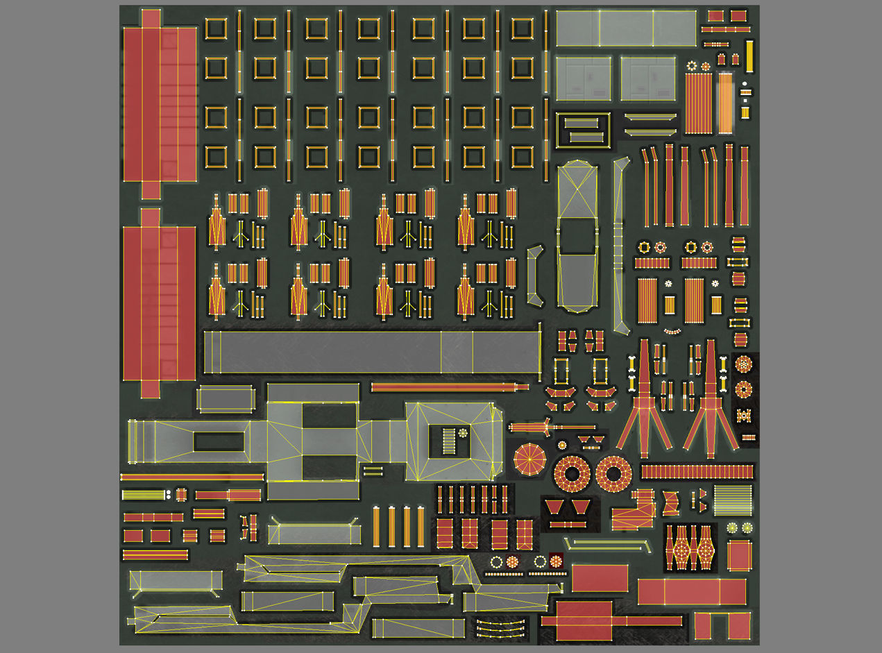 MIM-104 Patriot M903 Launcher Trailer Low-poly 3D model_12