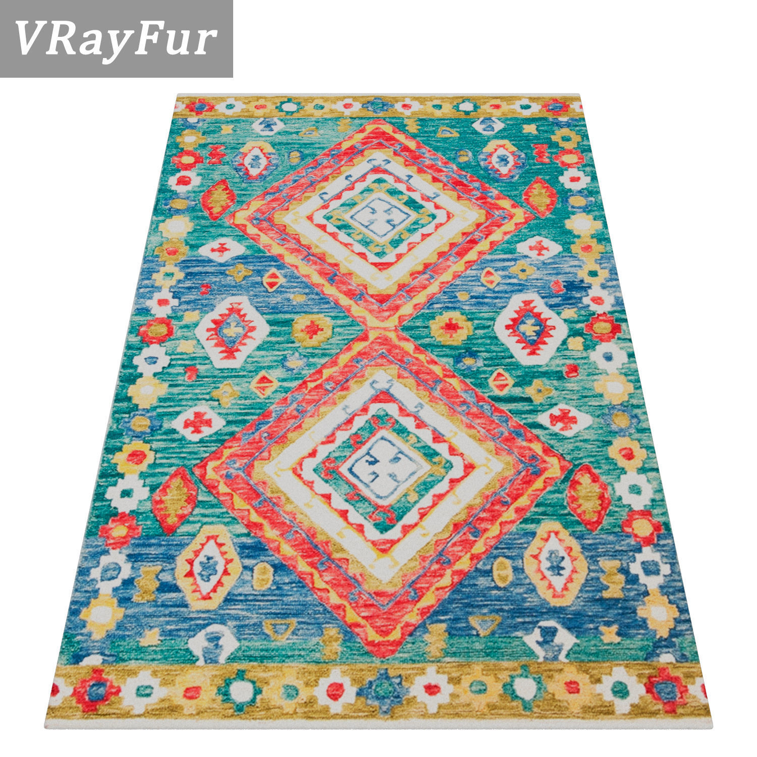 Rug Set 37 3D model_2