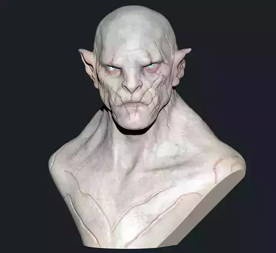Azog Bust - Colored