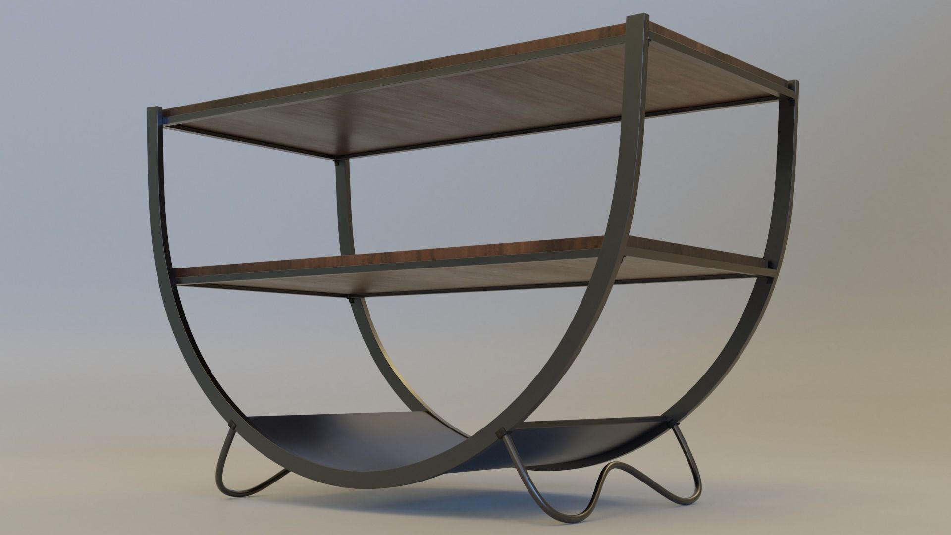 Round Table - Table 3D model_9