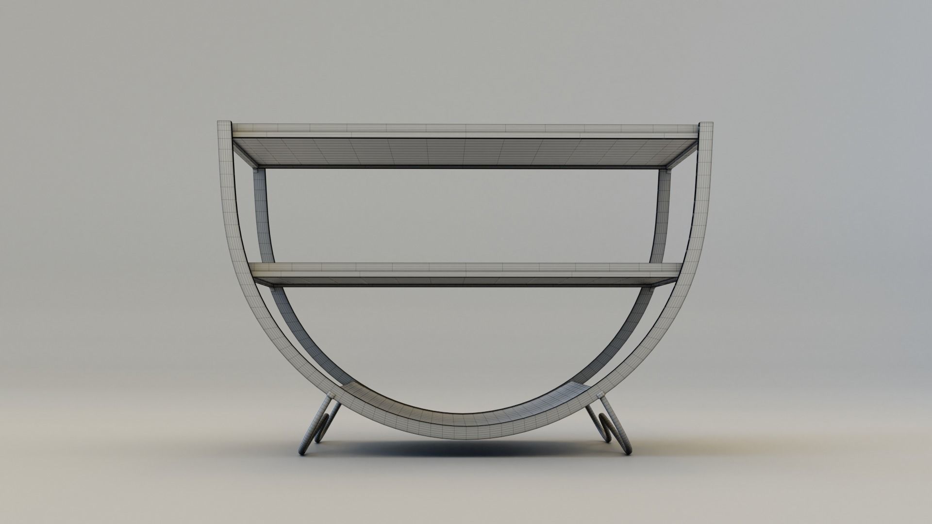 Round Table - Table 3D model_26