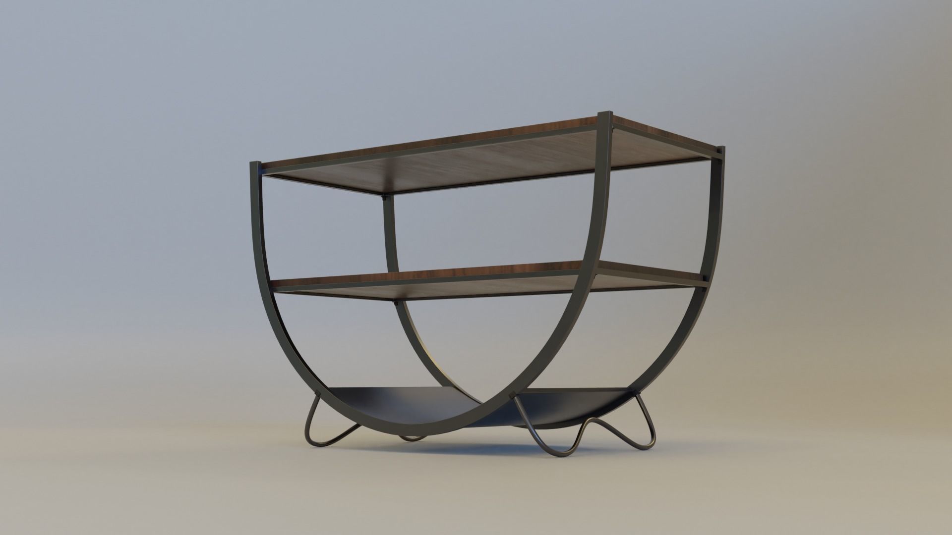 Round Table - Table 3D model_8