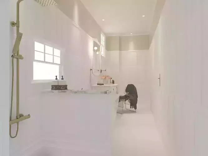 Gorgeous wind washroom