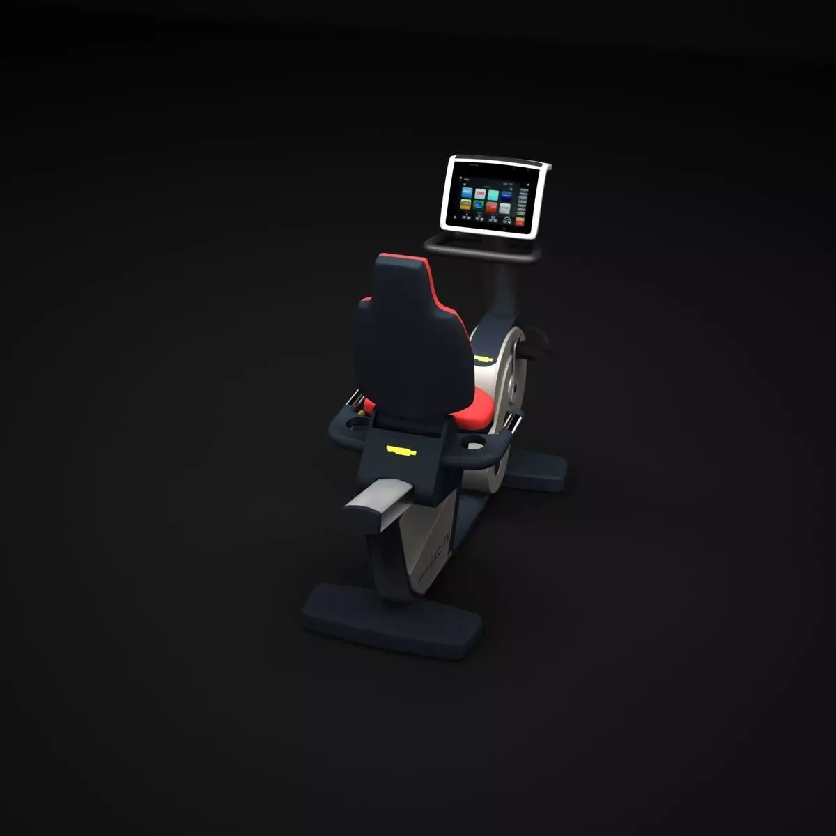 Recline machine 3D model_0