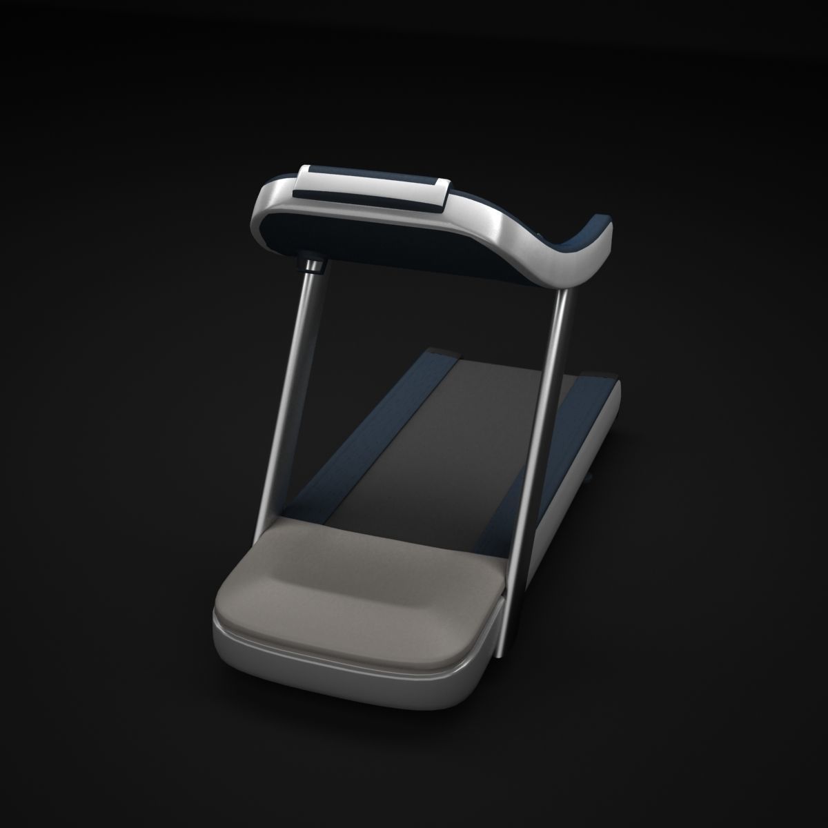 Treadmill tread machine 3D model_5