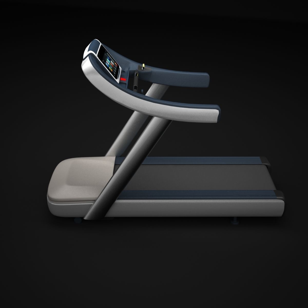 Treadmill tread machine 3D model_3