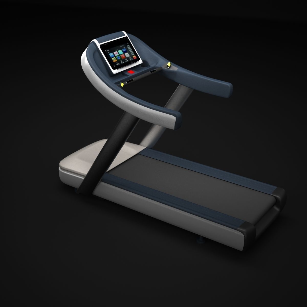 Treadmill tread machine 3D model_2