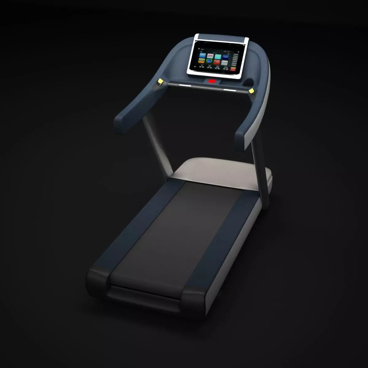Treadmill tread machine 3D model_0
