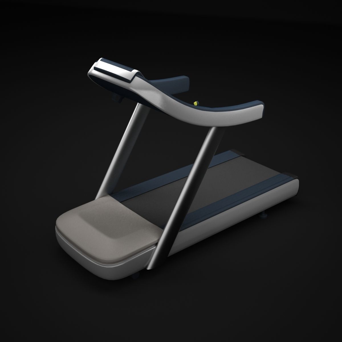 Treadmill tread machine 3D model_4