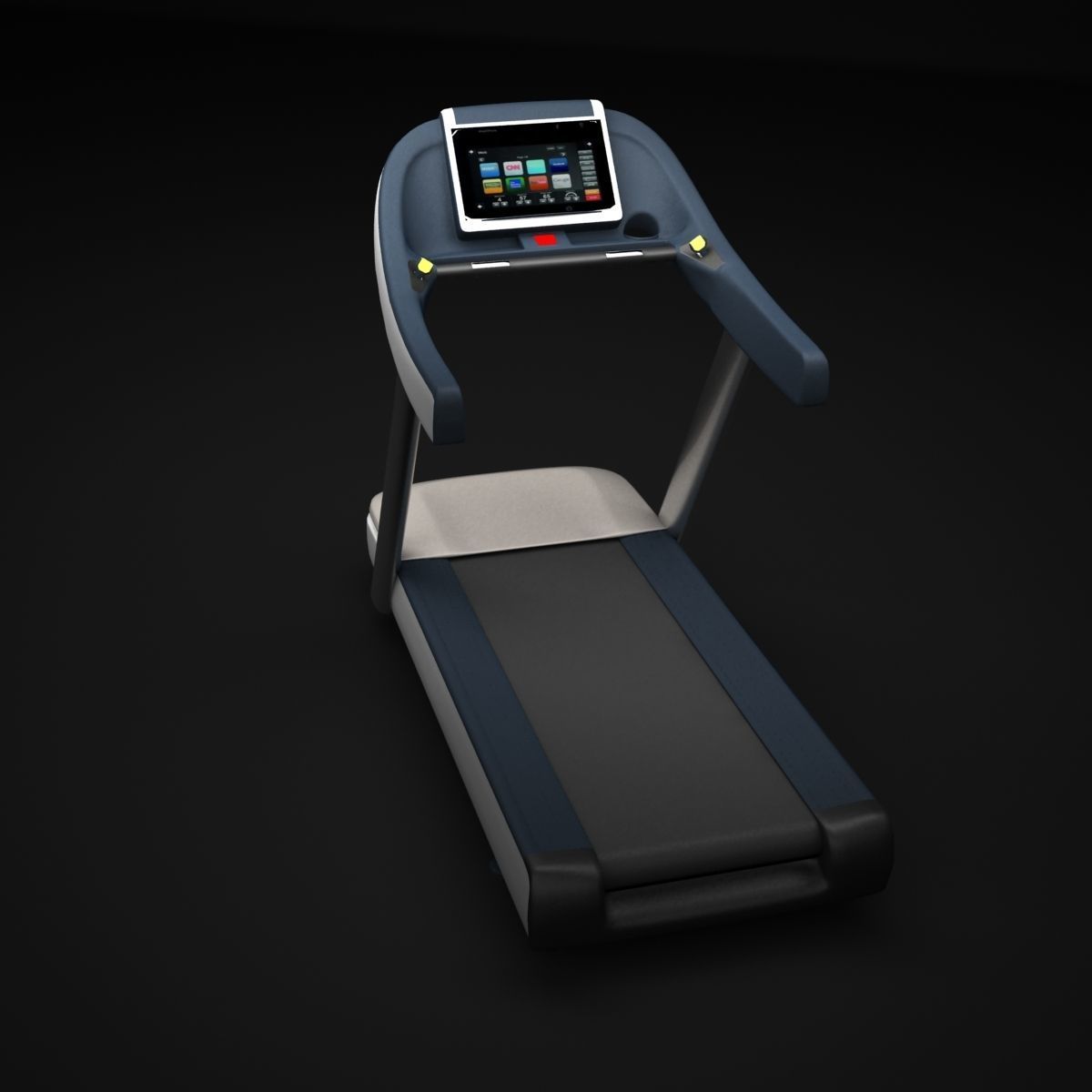 Treadmill tread machine 3D model_1