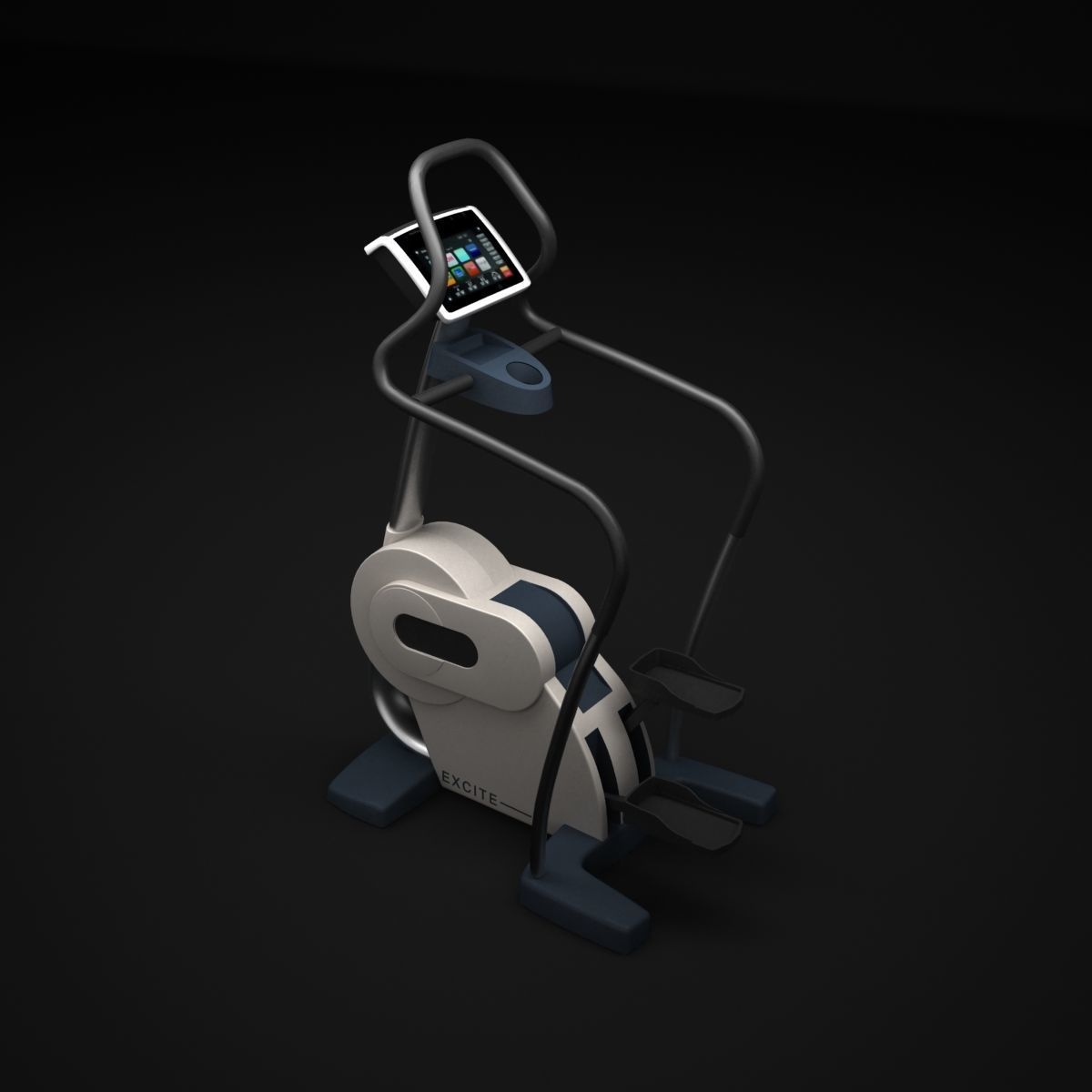Step machine 3D model_2