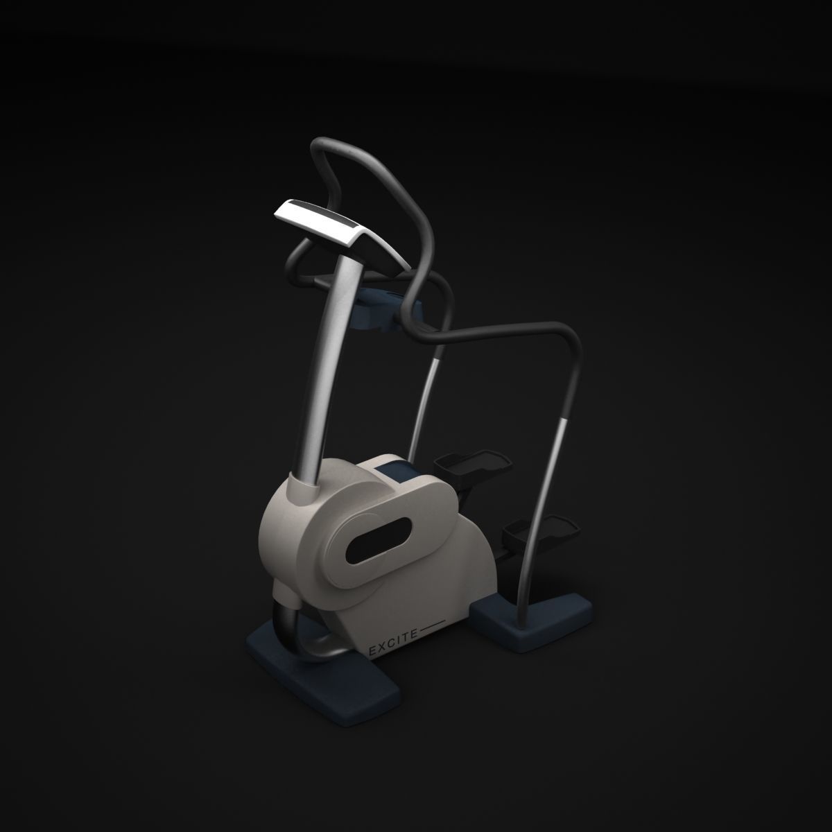 Step machine 3D model_4