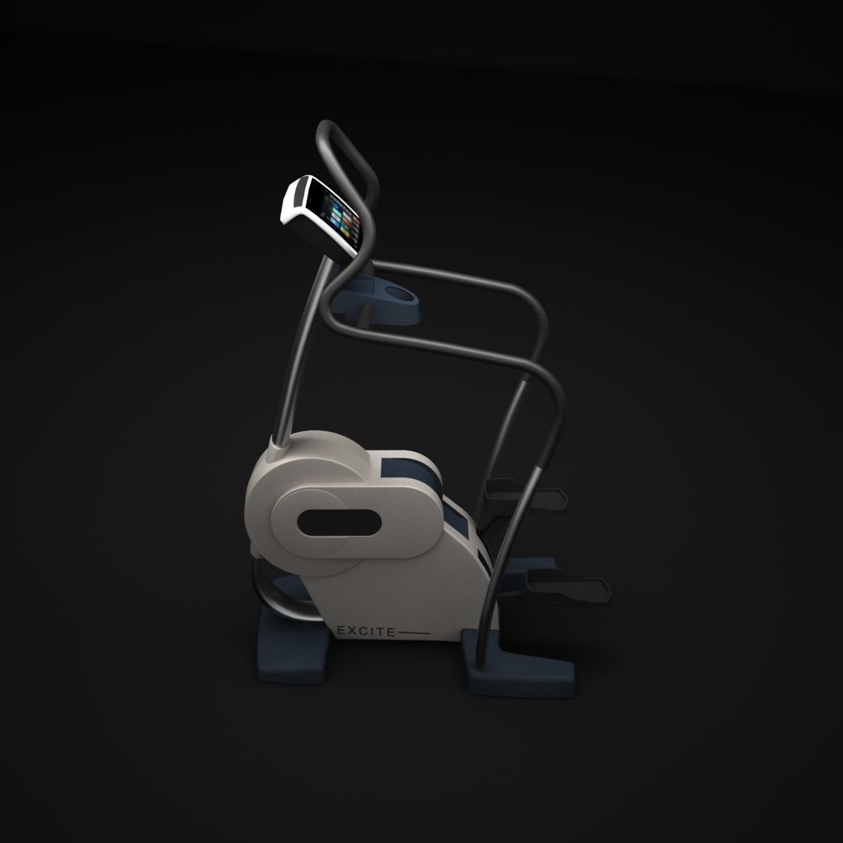 Step machine 3D model_3