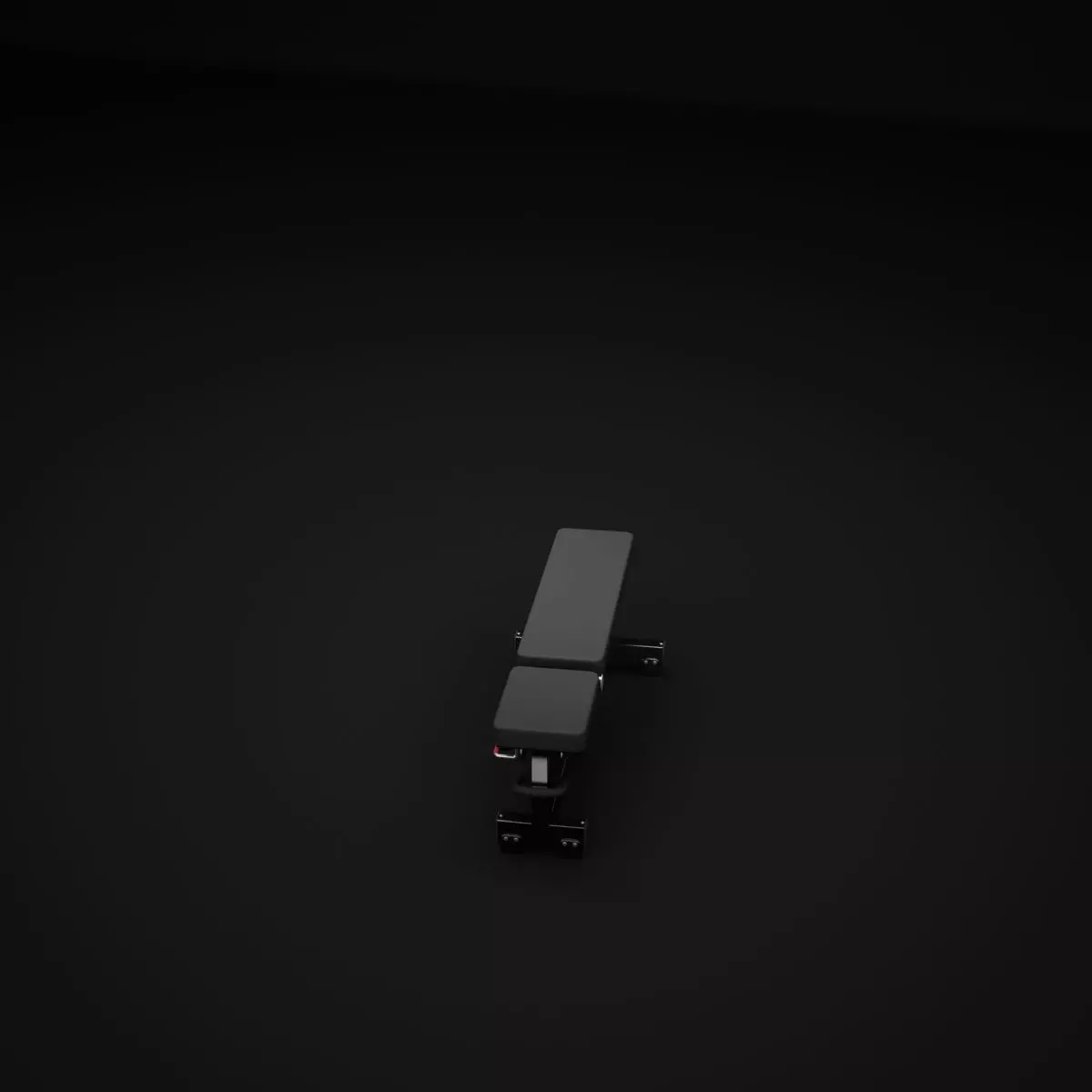 Adjustable bench 3D model_0